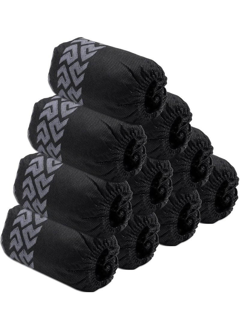 fantasize Professional Shoe Covers - 100 Pack Sleek Disposable Boot and Shoe Booties, One Size Fits Most, Durable, Non Slip - Indoor/Outdoor, Water Resistant Indoor Use Premium Durable Booties - Image 5